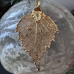 Gold Leaf Pendant